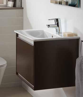 With a basin that extends just 38cm from the wall, the short projection vanity unit is perfect