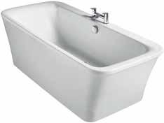 80cm E114301 408.00 Idealform Plus+ bath, left hand, no tap holes 170 x 80cm E1101 408.