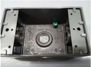 The Junction box is attached to the back of the control box except the 5-AG Front Mount, which is located on the left side of the frame next to the motor mount plate.