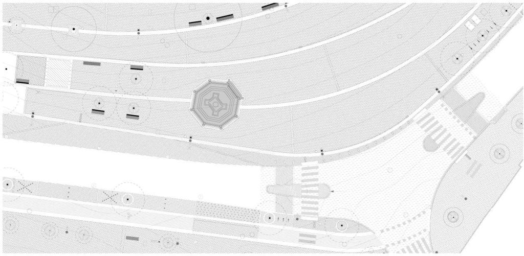 Invierno 2016 08_Planur-e ARTÍCULOS 7 Figure 10. Site plan and paving detail plan. Our studio drew up this formal analogy and as it turned out later it was a great help in the further design process.