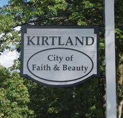 UPDATE The Comprehensive Plan Update is conceptual, illustrating possiblities for future growth within the city. It is a vision of what the City of Kirtland can become.