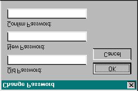User button and the following dialog box will appear: Figure 27 The user name can be directly modified here.