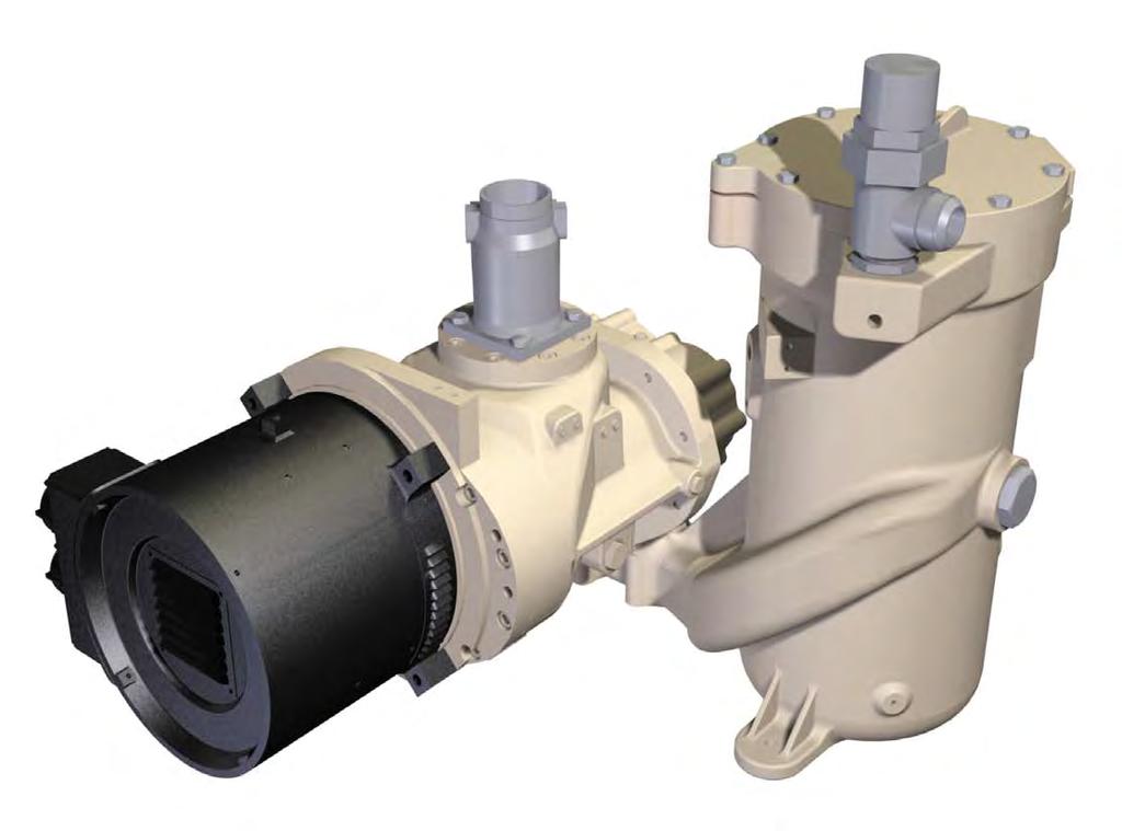 Integral Design, Fewer Parts and Fewer Connections Help Eliminate Trouble Spots, Leaks and Failures s leak-free design uses a single-point connection between airend and separator.