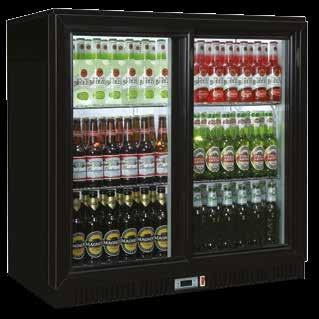 Single Bottle Cooler BLACK 497 SP1BC-GR Single Bottle Cooler GREY/SILVER 497 Shelves 55 SP2BC-BS STERLING PRO TRIPLE DOOR