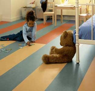 Practical & Durable Easy cleaning Marmoleum is durable and colour-fast.