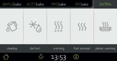 OVENS 13 MYbake Plus for recreating your most successful combinations!