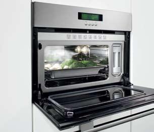 Steam oven For a wholesome meal Plus for vitamins and nutrients locked in the food!