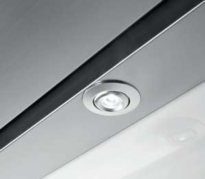 COOKER HOODS 27 Led + Lightening of the cooking hob Plus for efficient use of energy and excellent view of the cooking hob!