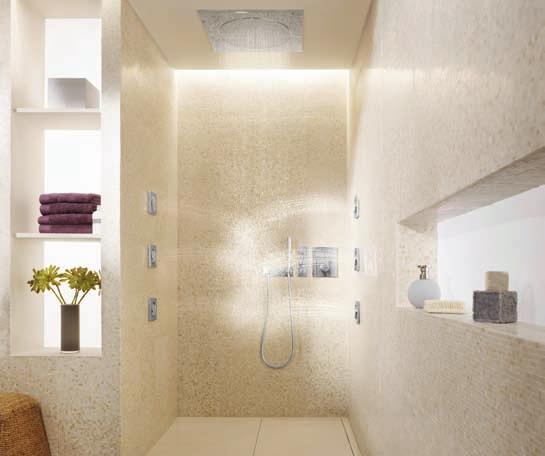 GROHTHERM F MODULES & CONTROLS for tailor-made Showering Highlighting the purity of three simple