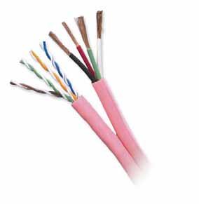 Article 725/800 HOME THEATER CABLES Combination Sound Cables 4 Conductor Speaker Cable + 24/4pr Cat 5e PVC Jackets Sunlight Resistant Popular Packaging: