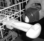 Use washing products specifically designed for dishwashers, either tablets, powder or liquid detergent. See the manufacturers recommendations on the packet as well as the advice for use below.