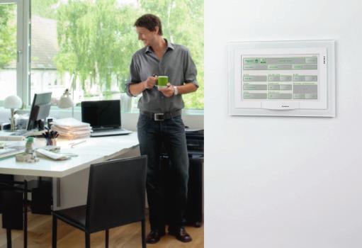 P135652 Room for productivity Do you expect attractive conditions under which you can also enjoy professional working comfort in your home as well? With KNX, you can create the ideal surroundings.