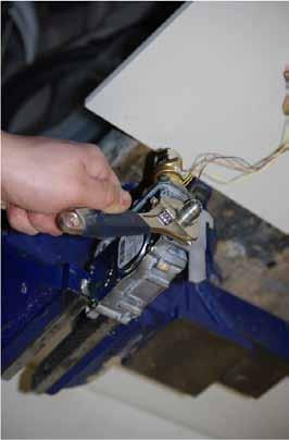 ** 12) Place the Gas Valve into the machine vice using the provision as described above.