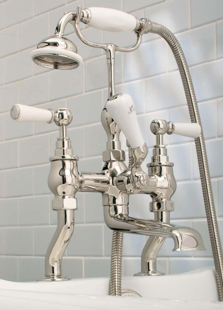 Below: WL 1100 Classic Deck Mounted Bath Shower Mixer