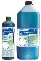 Cleaning Chemicals 51 1. GLOSS XPRESS with the Rasantec star system no build up of layers or residues prevents soil adhesion e. g. chewing gums etc.
