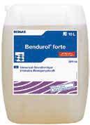 BENDUROL FORTE Powerful stripper with a ph-value of an all-purpose of multi-layer wax and polymer dispersions, general soiling and encrusted dirt