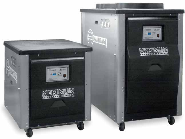 Temperature Control Units Water & Oil 30-500 F Portable Chillers Air & Water-Cooled 20-70 F Central Chillers Air & Water-Cooled Packages & Modules 20-70 F Pump Tank Stations Chilled or Tower Water