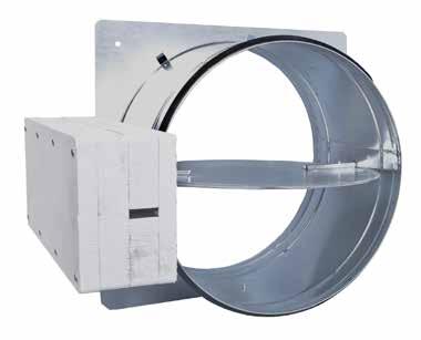 2 ESAR Smoke control damper Technical catalogue Circular smoke control damper ESAR is specially designed to use in single fire compartment applications as a closing or as an opening damper for smoke