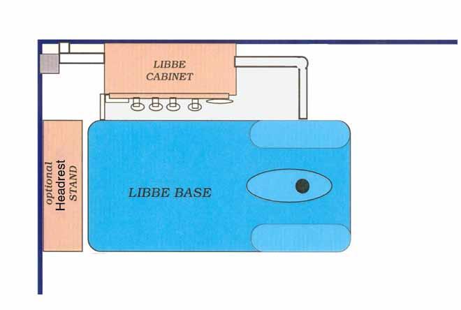 LIBBE BASIC INSTRUCTIONS & MEASUREMENTS In Corner of Room: Rough Plumbing Connections (Hot & Cold Sewer line, Independent Vent Line and Electrical Outlet) 8 (2.44 meter) 8 (2.44 meter) 29 (73.