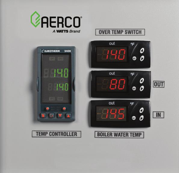A New Approach to Water-to-Water Heating AERCO has revolutionized the concept of brazed plate, and plate and frame potable water heating with the SmartPlate line of single- and doublewall water