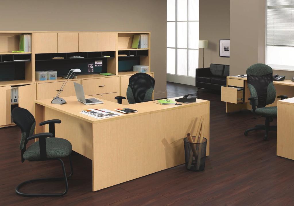 Teaming Environments - Working together Genoa s classic styling and simplicity integrate easily with any interior decor.