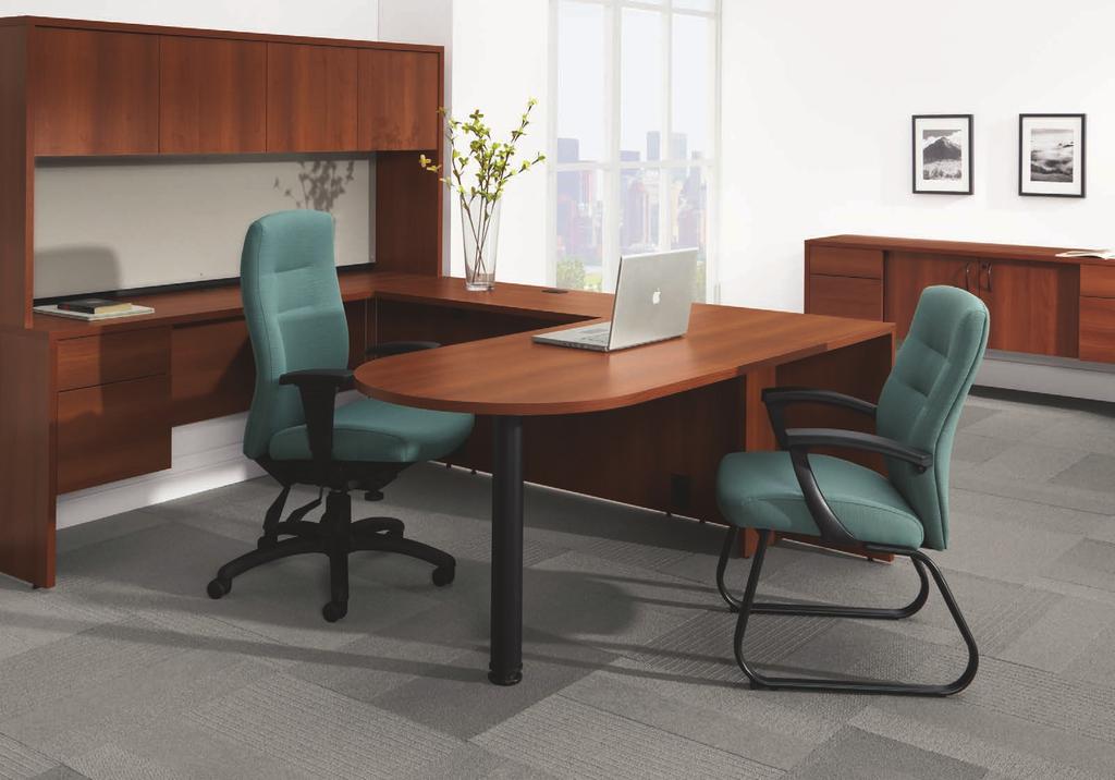 Management - Organize and store with ease The versatility of Genoa easily aids in workstation organization with its