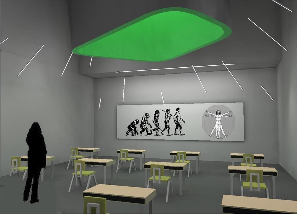 Introduction Lighting design for classroom is intended to highlight the