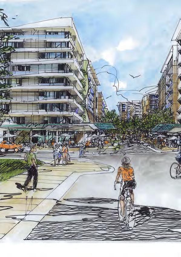 KEY MASTER PLAN PROJECTS The following key projects will deliver Telopea s vision, adding a new public space surrounding the light rail stop, a functional town centre with improved facilities and
