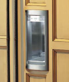 Built-In Refrigeration 28 Dispenser MODELS BI-42SD ND BI-48SD The refrigerator door panel must include a cut-out to accommodate the dispenser glasswell and bezel.