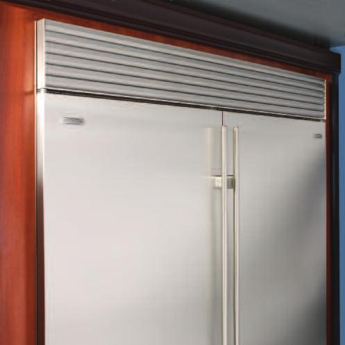 Built-In Refrigeration 30 Dual Installation STNDRD PPLICTION Two overlay or stainless steel units may be placed side by side in a dual installation.