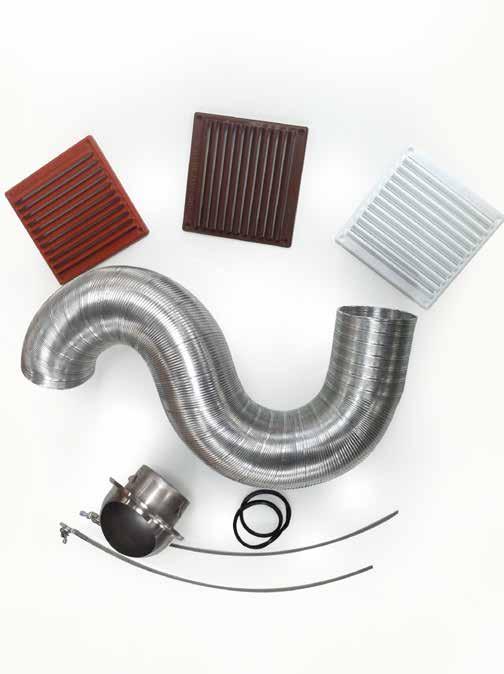 Direct Air Ventilation Kits Direct Air Ventilation Kits Flue & Ducting s Direct Air Ventilation kits are designed to be used specifically with wood and multi fuel stoves that require external air.