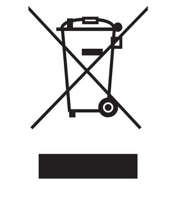 waste handling of this product. The symbol on the product indicates that this product may not be treated as household waste.
