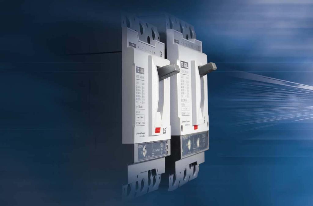 MCCB Susol TD and TS circuit breakers are rated from 16 to 800 amperes and are available in four frame sizes.