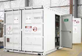 circuit breakers 11kV and 22kV mobile switch rooms 20MVA 11kV/22kV step up transformer 8 x 11kV/415V containerised surface substations 10,000 metres of 12.