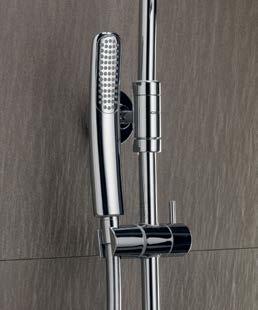The thermostatic technology at the heart of Futori delivers perfect water temperature and flow to your shower head.