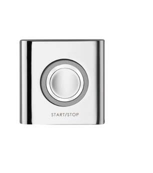Start/Stop and Divert button (HiQu Shower Dual Outlet) Press button to start. Water will dispense to the preferred outlet at the flow and temperature set by the controls.