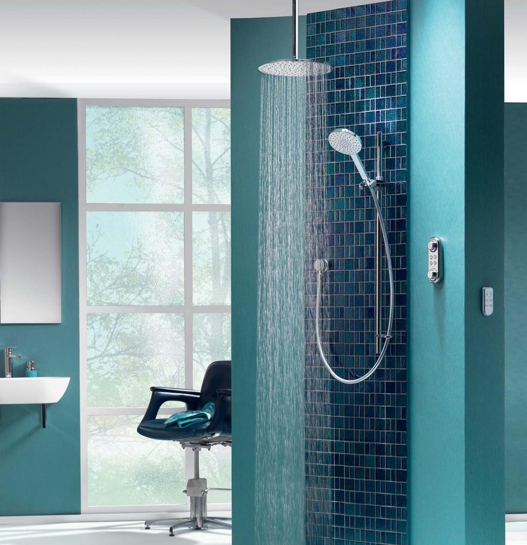 ILUX SHOWER Driven by Aqualisa's intelligent smart technology, ilux allows you to choose the shower to suit your mood at the touch of a button.