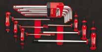 TOOL MODULES RS TOOL MODULES SIZE: 70 mm x 175 mm x 5 mm 8595 52pc 1/4 Drive Socket and Hex Key Set 8591 15pc T-Handle & Ballpoint L Hex Key Set 85925 12pc Ratcheting