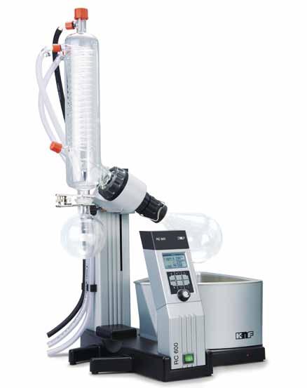 ROTARY EVAPORATION / DISTILLATION DESIGNED FOR ACADEMIA LABS RC 600 Rotary Evaporator n Fit for purpose n Comprehensively robust n Safe and compact Safety as standard coated cooling condenser.