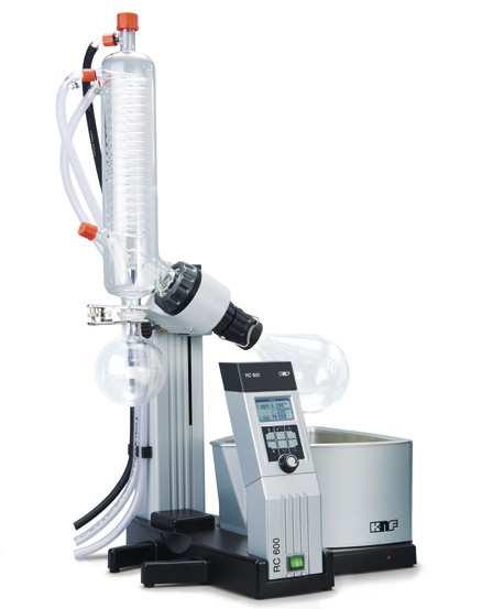 ROTARY EVAPORATION / DISTILLATION DESIGNED FOR ACADEMIA LABS RC 600 Rotary Evaporator n Fit for purpose n Comprehensively robust n Safe and compact Safety as standard coated cooling condenser.