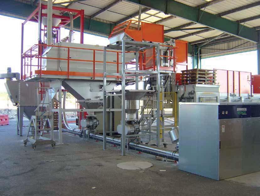 Pneumatic Conveying Convey rate: This pressure dilute phase pneumatic conveying allows to transport bulk