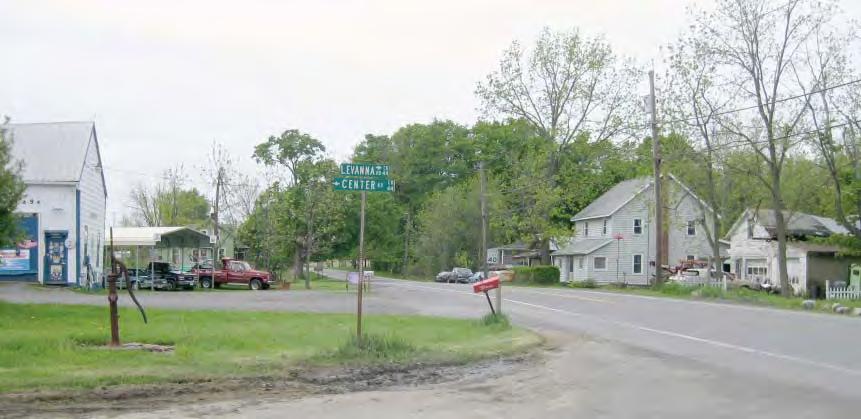 Looking southwest in the Hamlet of Scipioville, May 2010.