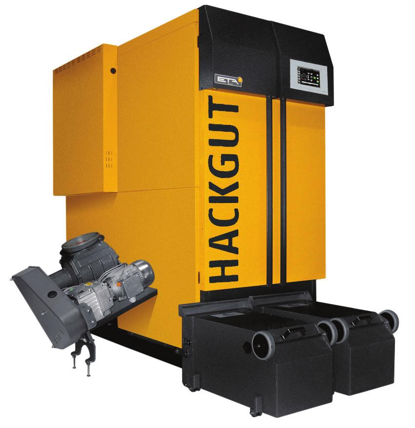 ETA WOOD CHIP BIOMASS BOILER RANGE ETA HACK - Totally Uncompromising To ensure that the ETA HACK unit in your boiler room operates with top efficiency and low emissions throughout the season,
