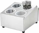 moving 6 adjustable divider posts allows caddy to hold trays, plates, and wide array of dish sizes Each column holds 45-60 plates with a diameter of 4-1/2" to 13" Sure