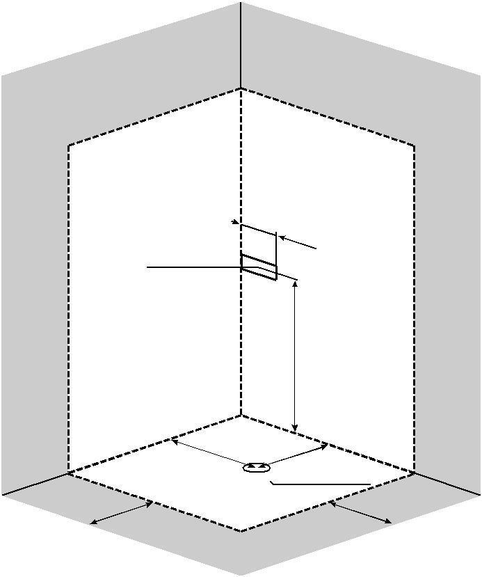 Fig. 1 water connection 75 1300 300 water drain 700 - space for the cabin - space that must remain free after the cabin installation TECHNICAL PARAMETERS Recommended hydraulic pressure: 2-4 bar