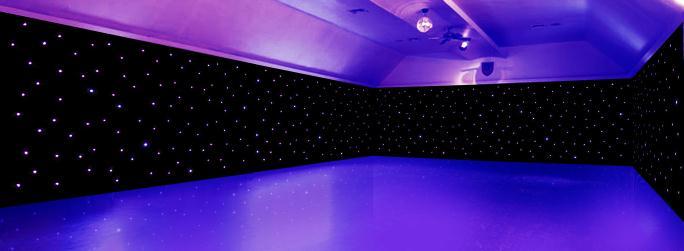 The floor is available is sizes to suit your venue. We also supply both black star lit floors, and our new white star lit floors.