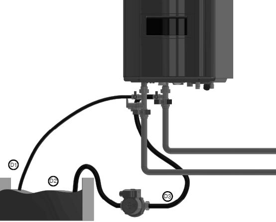 71 To avoid water damage or scalding due to relief valve operation, a discharge line must be connected to the valve outlet and directed to a safe place of disposal.