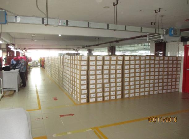 3 Fire Rated Construction Areas used for in-process storage of combustible materials are open to the surrounding occupancy Provide defined storage areas