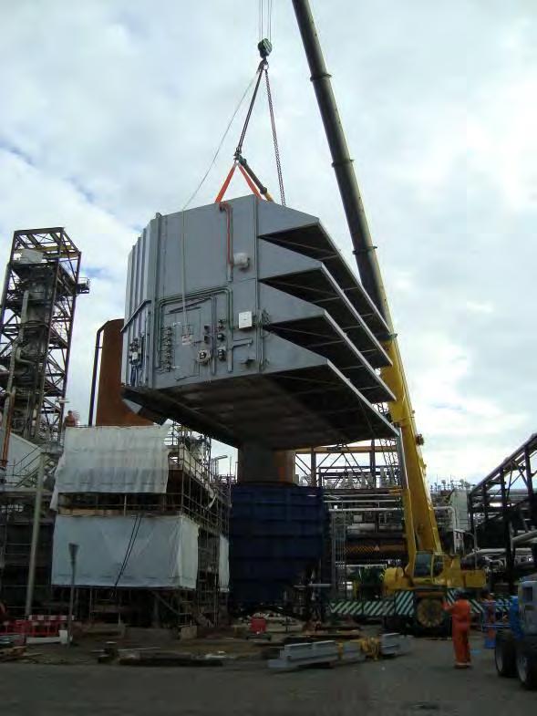 installation for 2 number gas turbines providing specialist filtration salt removal technology designed to