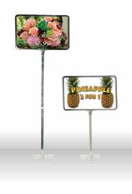 SIGNAGE MAGNA-MOUNT Graphics Sign Holders Promote impulse sales, announce your specials or broadcast your